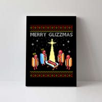 Merry Glizzmas Funny Christmas Canvas