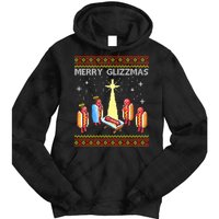 Merry Glizzmas Funny Christmas Tie Dye Hoodie