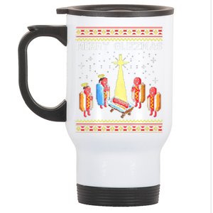 Merry Glizzmas Funny Christmas Stainless Steel Travel Mug