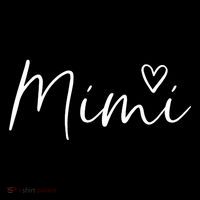 Mimi Gift For Women Grandma Heart Mother's Day Mimi T-Shirt