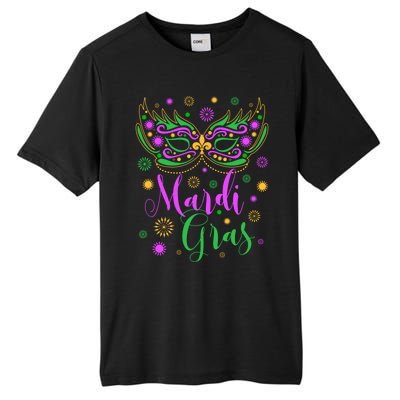 Mardi Gras Feathered Mask Gift Tall Fusion ChromaSoft Performance T-Shirt