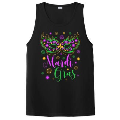 Mardi Gras Feathered Mask Gift PosiCharge Competitor Tank