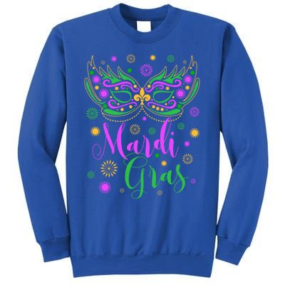 Mardi Gras Feathered Mask Gift Sweatshirt