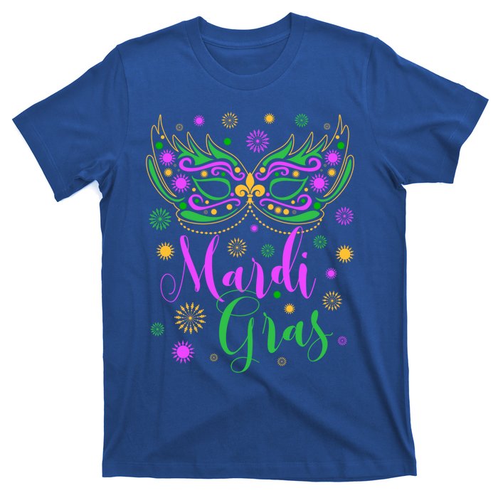 Mardi Gras Feathered Mask Gift T-Shirt