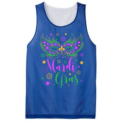 Mardi Gras Feathered Mask Gift Mesh Reversible Basketball Jersey Tank