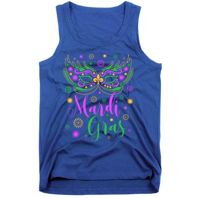 Mardi Gras Feathered Mask Gift Tank Top