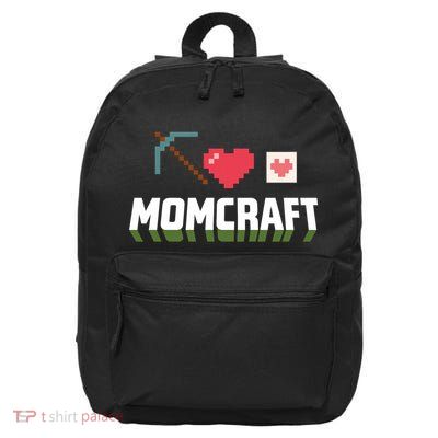 Momcraft Gamer Funny Mother's Day Gift 16 in Basic Backpack