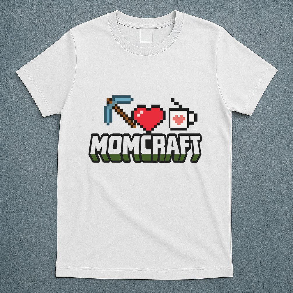 Momcraft Gamer Funny Mother's Day Gift T-Shirt