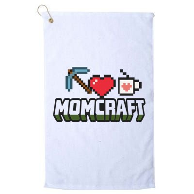 Momcraft Gamer Funny Mother's Day Gift Golf Towel