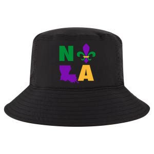 Mardi Gras Fleur De Lis Mardi Gras New Orleans Gift Cool Comfort Performance Bucket Hat