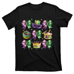 Mardi Gras Fleur De Lis Mardi Beads Louisiana T-Shirt