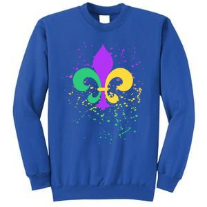 Mardi Gras Fleurgiftdegiftlis Paint Splatter Gift Sweatshirt