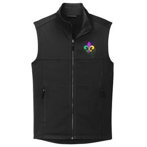 Mardi Gras Fleurgiftdegiftlis Paint Splatter Gift Collective Smooth Fleece Vest