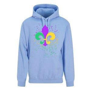 Mardi Gras Fleurgiftdegiftlis Paint Splatter Gift Unisex Surf Hoodie