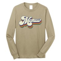 Memaw Gifts For Grandma Retro Vintage Mother's Day Memaw Long Sleeve Shirt