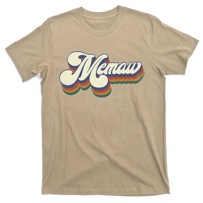 Memaw Gifts For Grandma Retro Vintage Mother's Day Memaw T-Shirt