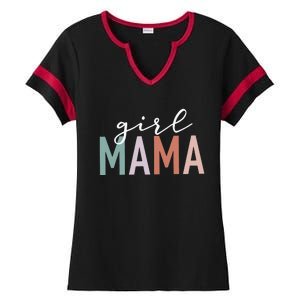 Mama Gifts For Mother Mom Of Leopard Ladies Halftime Notch Neck Tee