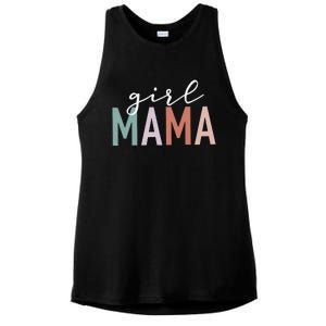 Mama Gifts For Mother Mom Of Leopard Ladies PosiCharge Tri-Blend Wicking Tank