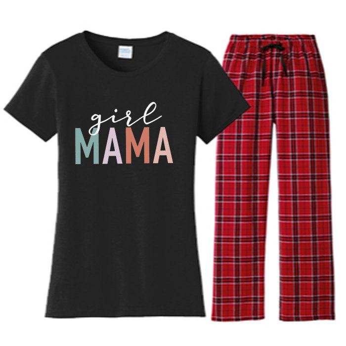 Mama Gifts For Mother Mom Of Leopard Women's Flannel Pajama Set