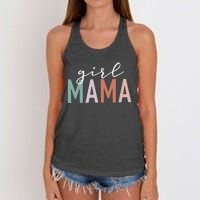 Mama Gifts For Mother Mom Of Leopard Women's Knotted Racerback Tank