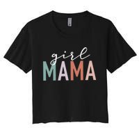 Mama Gifts For Mother Mom Of Leopard Women's Crop Top Tee