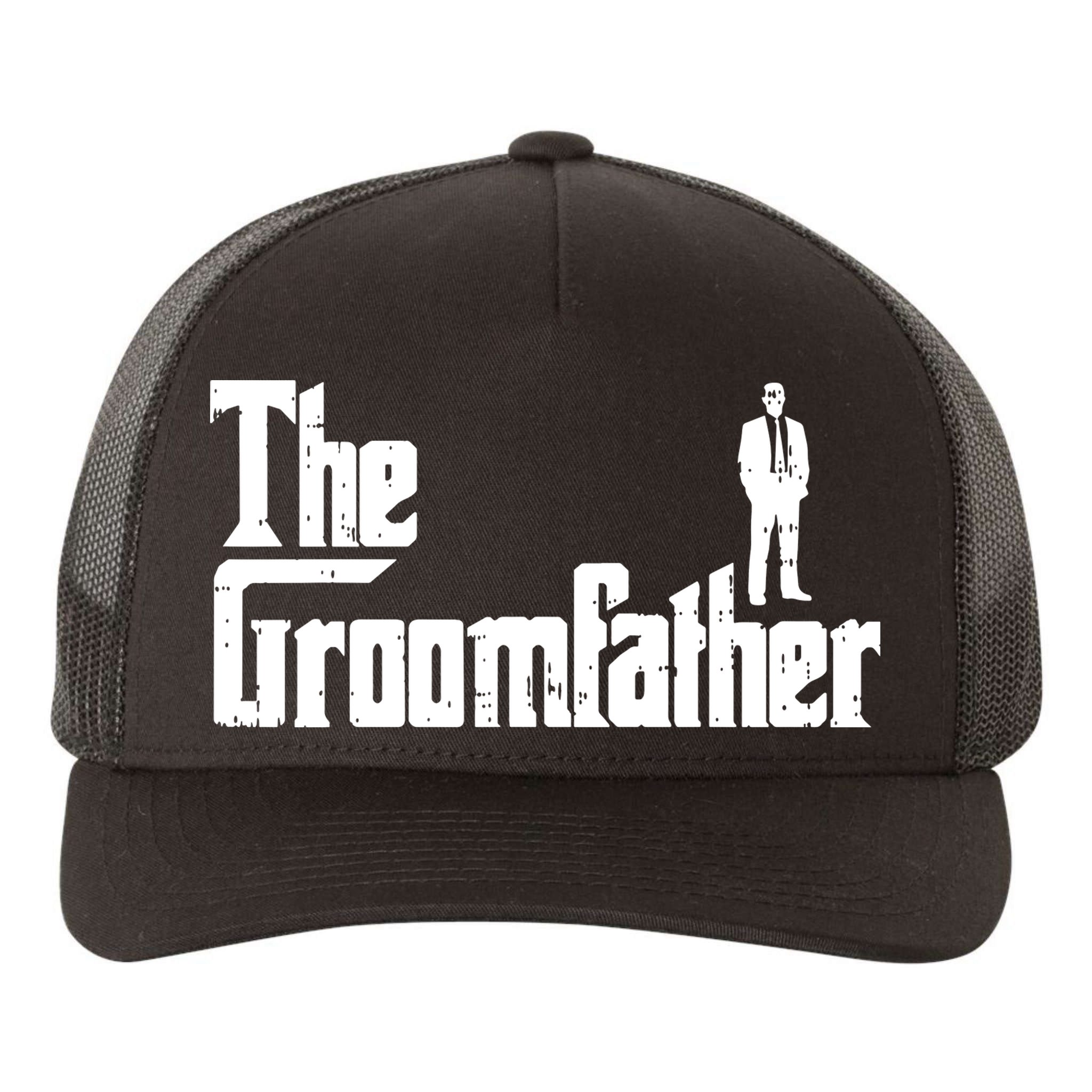 Mens Groom Father Funny Wedding Party Dinner Gift Yupoong Adult 5-Panel Trucker Hat