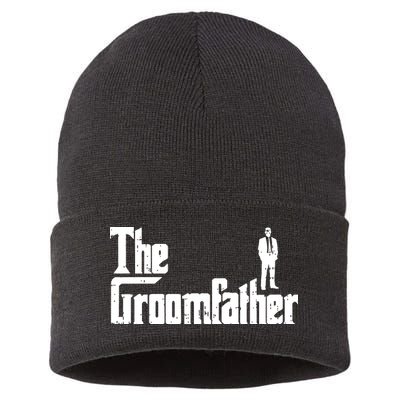 Mens Groom Father Funny Wedding Party Dinner Gift Sustainable Knit Beanie
