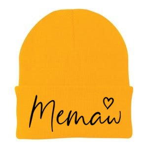 Memaw Gifts For Women Grandma Heart MotherS Day Memaw Knit Cap Winter Beanie