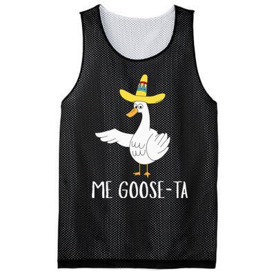 Me Gooseta Funny Mexican Spanish Goose Pun Mesh Reversible Basketball Jersey Tank