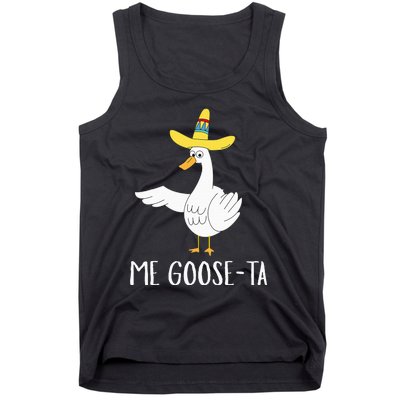 Me Gooseta Funny Mexican Spanish Goose Pun Tank Top