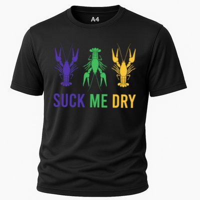 Mardi Gras Funny Suck Me Dry Crawfish Carnival Party Performance Shirt
