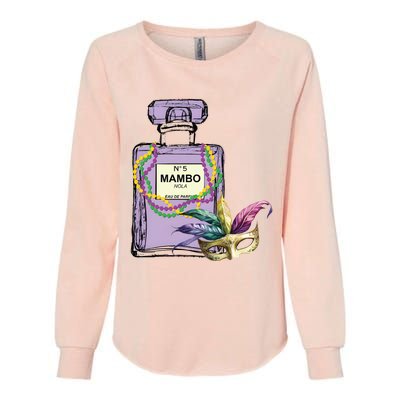 Mardi Gras Faux Tinsel Womens California Wash Sweatshirt