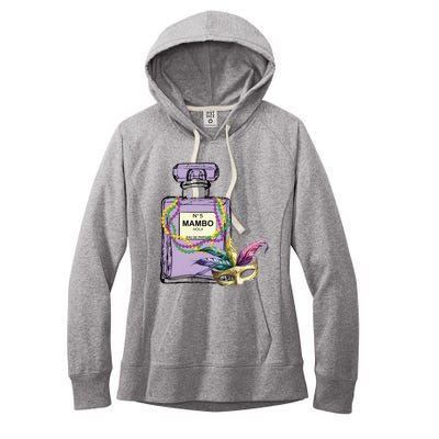 Mardi Gras Faux Tinsel Women's Fleece Hoodie