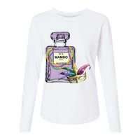 Mardi Gras Faux Tinsel Womens Cotton Relaxed Long Sleeve T-Shirt