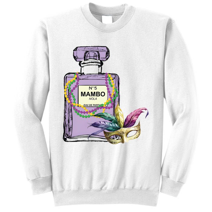 Mardi Gras Faux Tinsel Sweatshirt