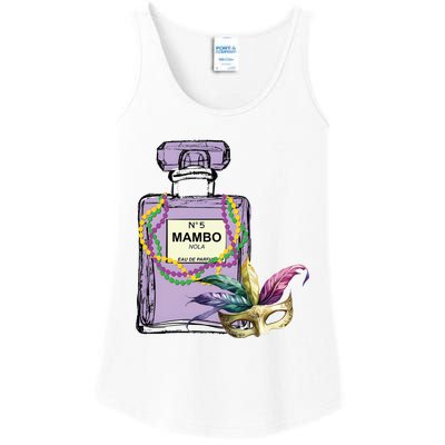 Mardi Gras Faux Tinsel Ladies Essential Tank