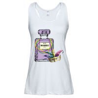 Mardi Gras Faux Tinsel Ladies Essential Flowy Tank