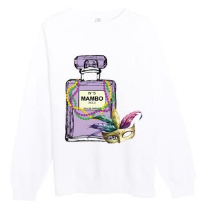 Mardi Gras Faux Tinsel Premium Crewneck Sweatshirt