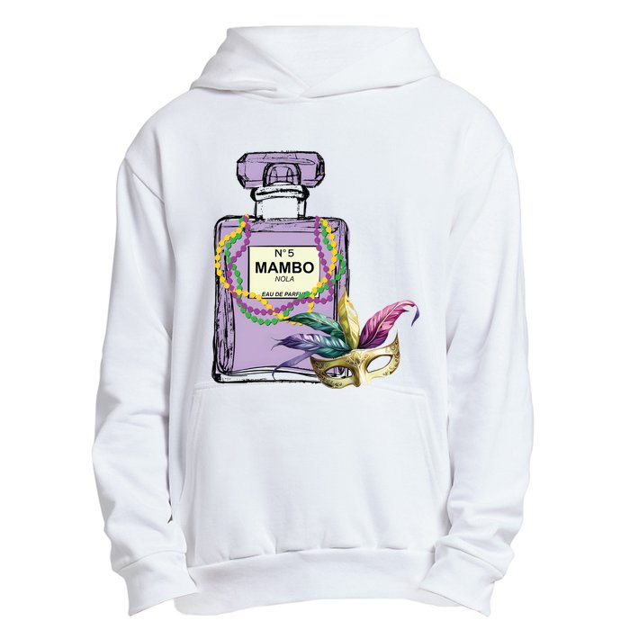 Mardi Gras Faux Tinsel Urban Pullover Hoodie