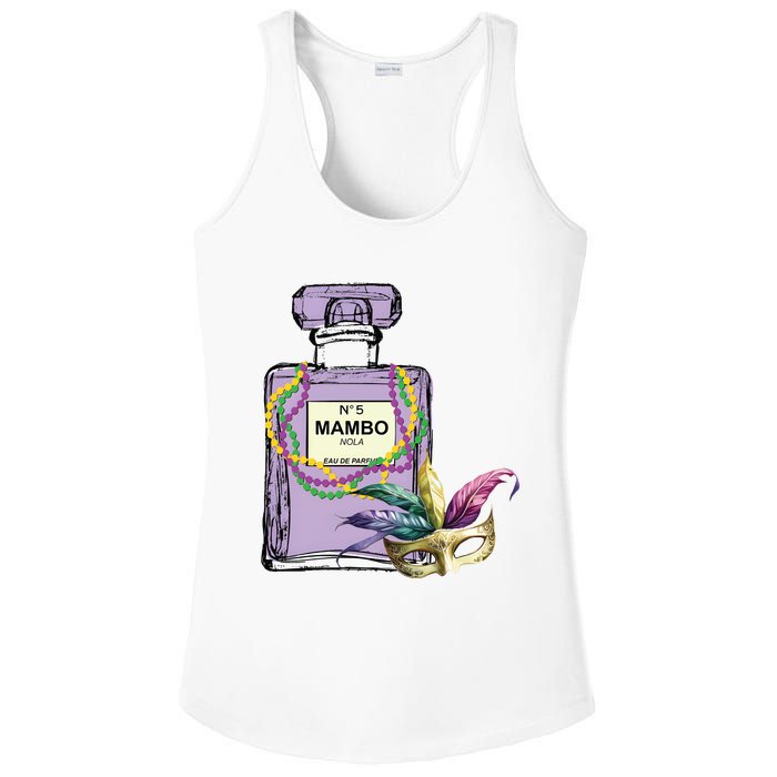 Mardi Gras Faux Tinsel Ladies PosiCharge Competitor Racerback Tank