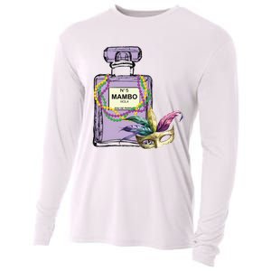 Mardi Gras Faux Tinsel Cooling Performance Long Sleeve Crew