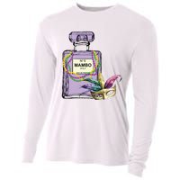 Mardi Gras Faux Tinsel Cooling Performance Long Sleeve Crew