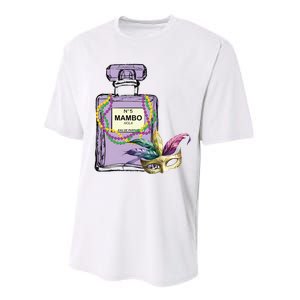 Mardi Gras Faux Tinsel Performance Sprint T-Shirt