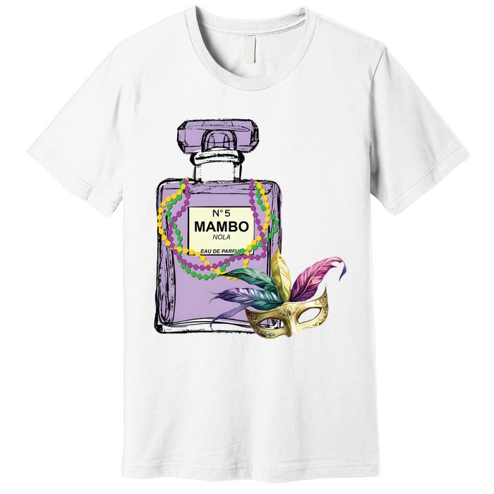 Mardi Gras Faux Tinsel Premium T-Shirt