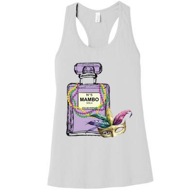 Mardi Gras Faux Tinsel Women's Racerback Tank