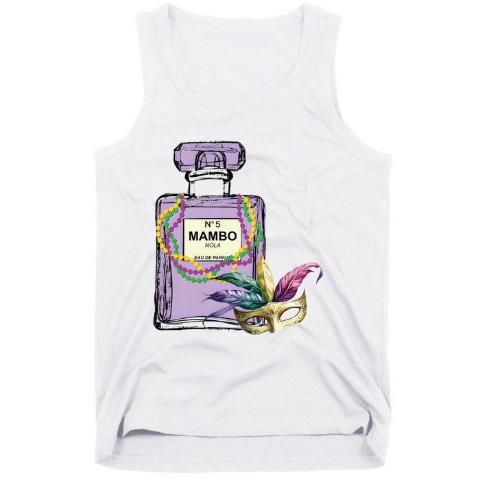 Mardi Gras Faux Tinsel Tank Top