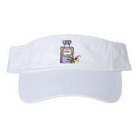 Mardi Gras Faux Tinsel Valucap Bio-Washed Visor