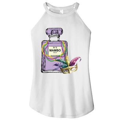 Mardi Gras Faux Tinsel Women's Perfect Tri Rocker Tank