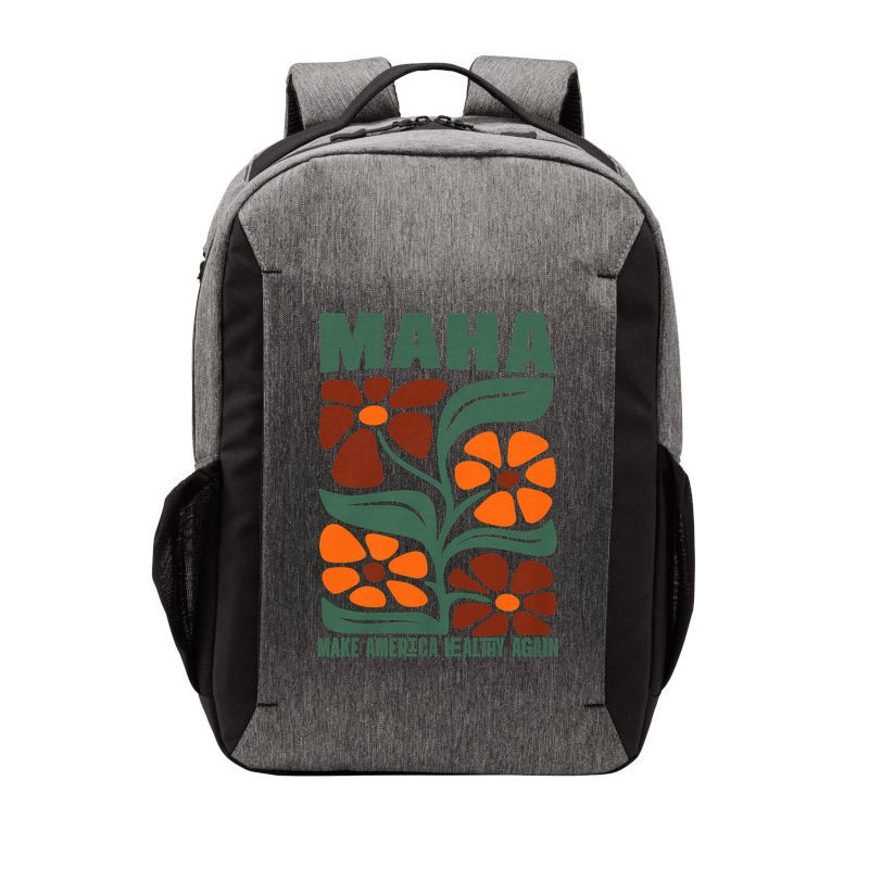 Maha Groovy Floral Make America Healthy Again Maga Rfk Jr Vector Backpack