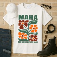 Maha Groovy Floral Make America Healthy Again Maga Rfk Jr Tall T-Shirt
